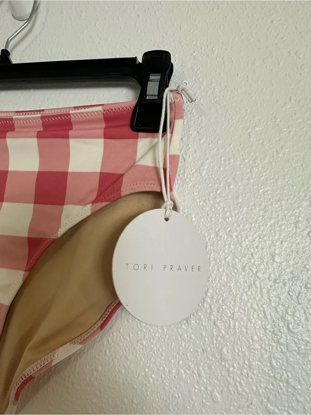 Tori Praver vivi gingham girls swimsuit bikini bottoms